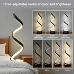 LED spiral dimmable table lamp
